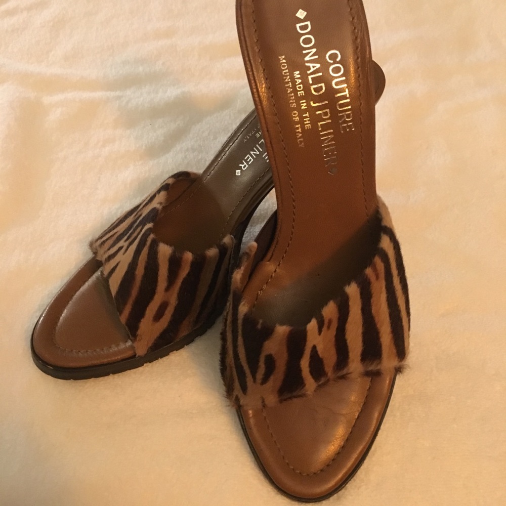 Panther Print - Calf Hair Heels